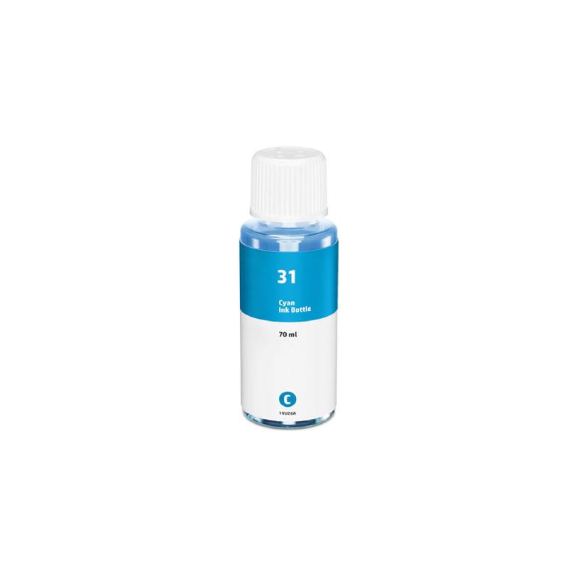 HP 31 cyan blækrefill 70 ml – kompatibel 1VU26AE
