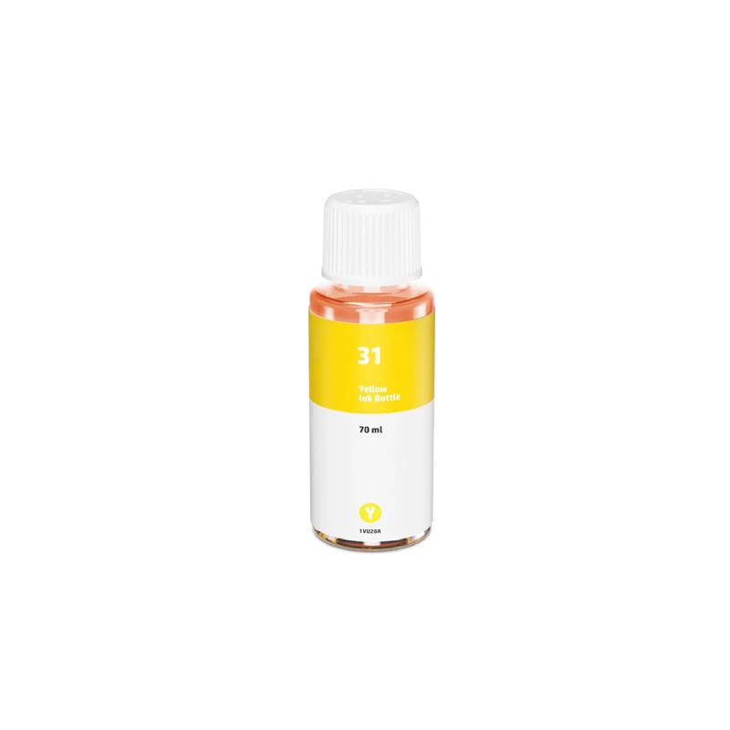 HP 31 gul blækrefill 70 ml – kompatibel 1VU28AE