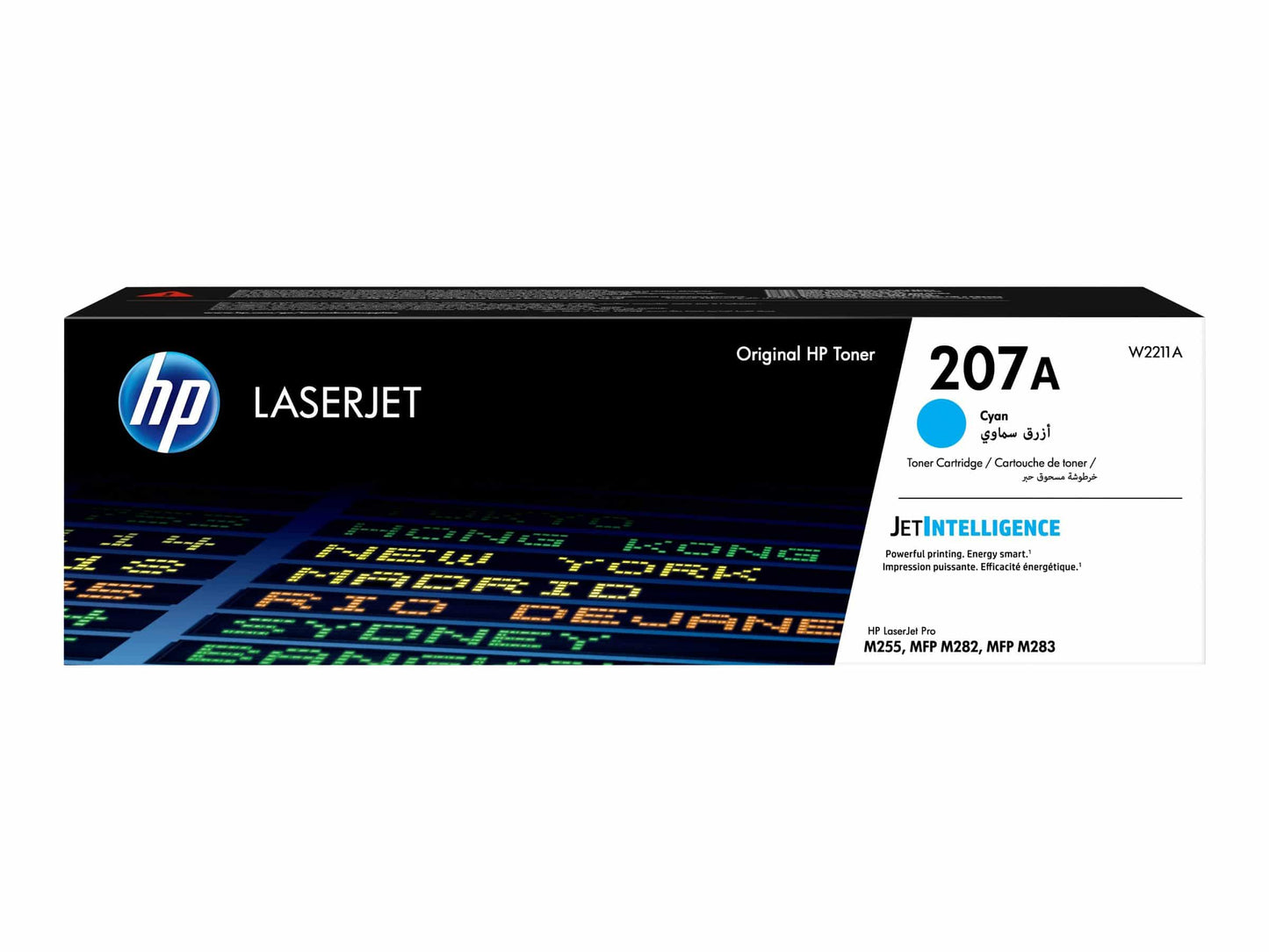 HP 207A Cyan Toner 1.250 Sider | Kompatibel | W2211A | Klar Farve & Pålidelig Udskrivning