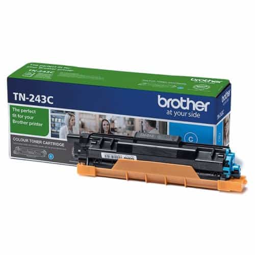 Brother TN243C Cyan Toner 1.000 Sider – Original – TN-243C | Klare Farver & Professionelle Resultater