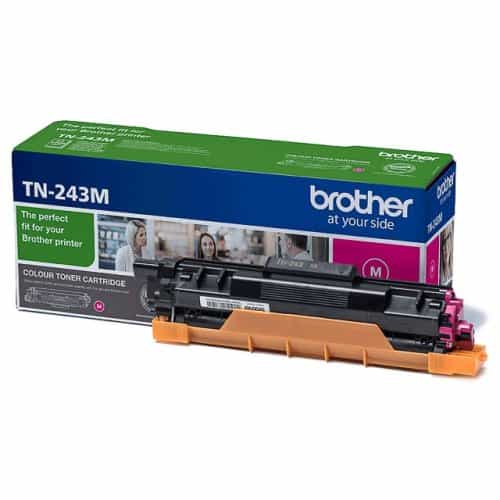 Brother TN243M Magenta Toner 1.000 Sider – Original – TN-243M | Levende Farver & Høj Kvalitet