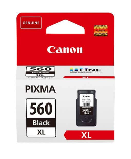 Canon PG-560XL Sort Blækpatron 14,3 ml – Original – 3712C001 | Ægte Canon Kvalitet & Skarpe Udskrifter