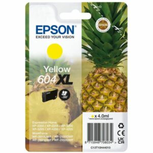Epson 604XL Gul Blækpatron 4 ml – Original – C13T10H44010 | Klare Farver & Flot Udskrivning
