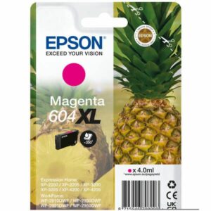 Epson 604XL Magenta Blækpatron 4 ml – Original – C13T10H34010 | Levende Farver & Professionel Kvalitet