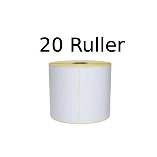 Fragtlabels til Zebra printer. 240 stk 102mm x 190mm. 20 ruller. Thermal pakkelabels.