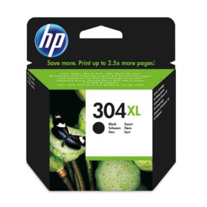 HP 304XL Sort Blækpatron 6 ml | Original | Pålidelig Kvalitet og Skarpe Udskrifter
