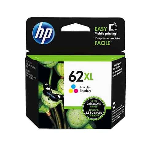 HP 62XL Farve Blækpatron 11,5 ml | Original | Levende Farver & Høj Driftssikkerhed