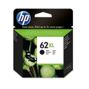HP 62XL Sort Blækpatron 12 ml | Original | Høj Kapacitet & Skarp Tekst