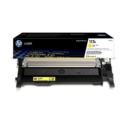 HP 117A Gul Toner | 700 Sider | Original | Skarpe og Livlige Farver