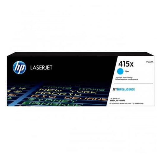 HP 415X Cyan Toner 6.000 Sider – Original – W2031X | Levende Farver & Professionel Kvalitet