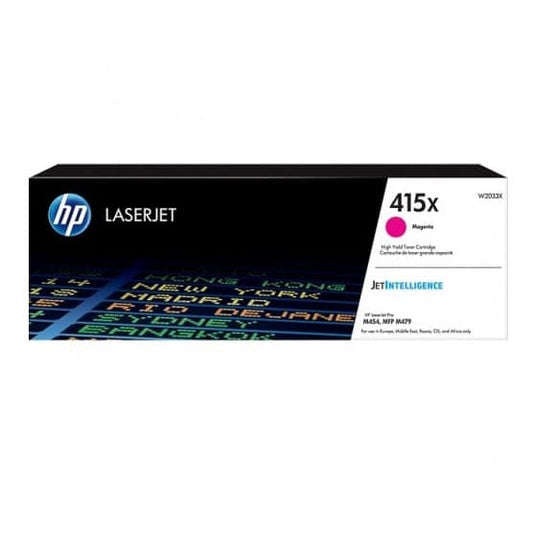 HP 415X Magenta Toner 6.000 Sider – Original – W2033X | Klare Farver & Professionel Udskrivning