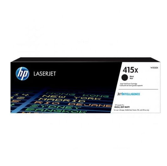 HP 415X Sort Toner 7.500 Sider – Original – W2030X | Høj Kapacitet & Professionel Udskrivning