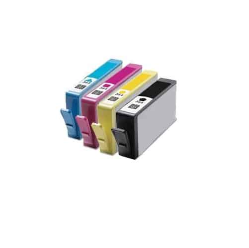 Rabat Sæt! HP 364XL – 4 Farver BK-C-M-Y – Kompatibel – 364XL – 70 ml | Komplet Sæt & Billigt Alternativ