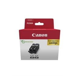 Twin Pack! Canon PGI-525PGBK Sort Blækpatron – 4529B010 / 4529B017 – Original | Dobbelt Ydeevne & Ægte Canon Kvalitet