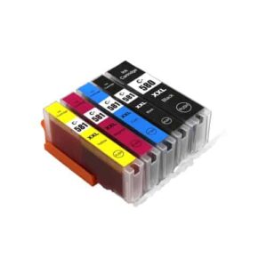 Rabat sæt! Canon PGI-580XXL | CLI-581XXL | 5 Farver 74 ml | Kompatible Blækpatroner